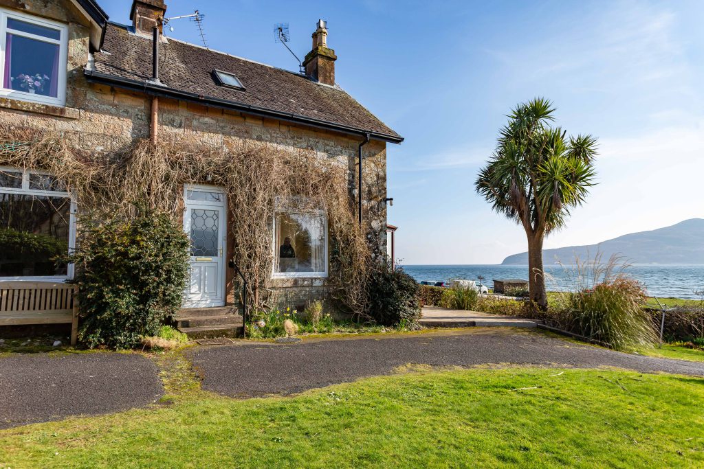Millhill Front, Lamlash Cottages On Arran