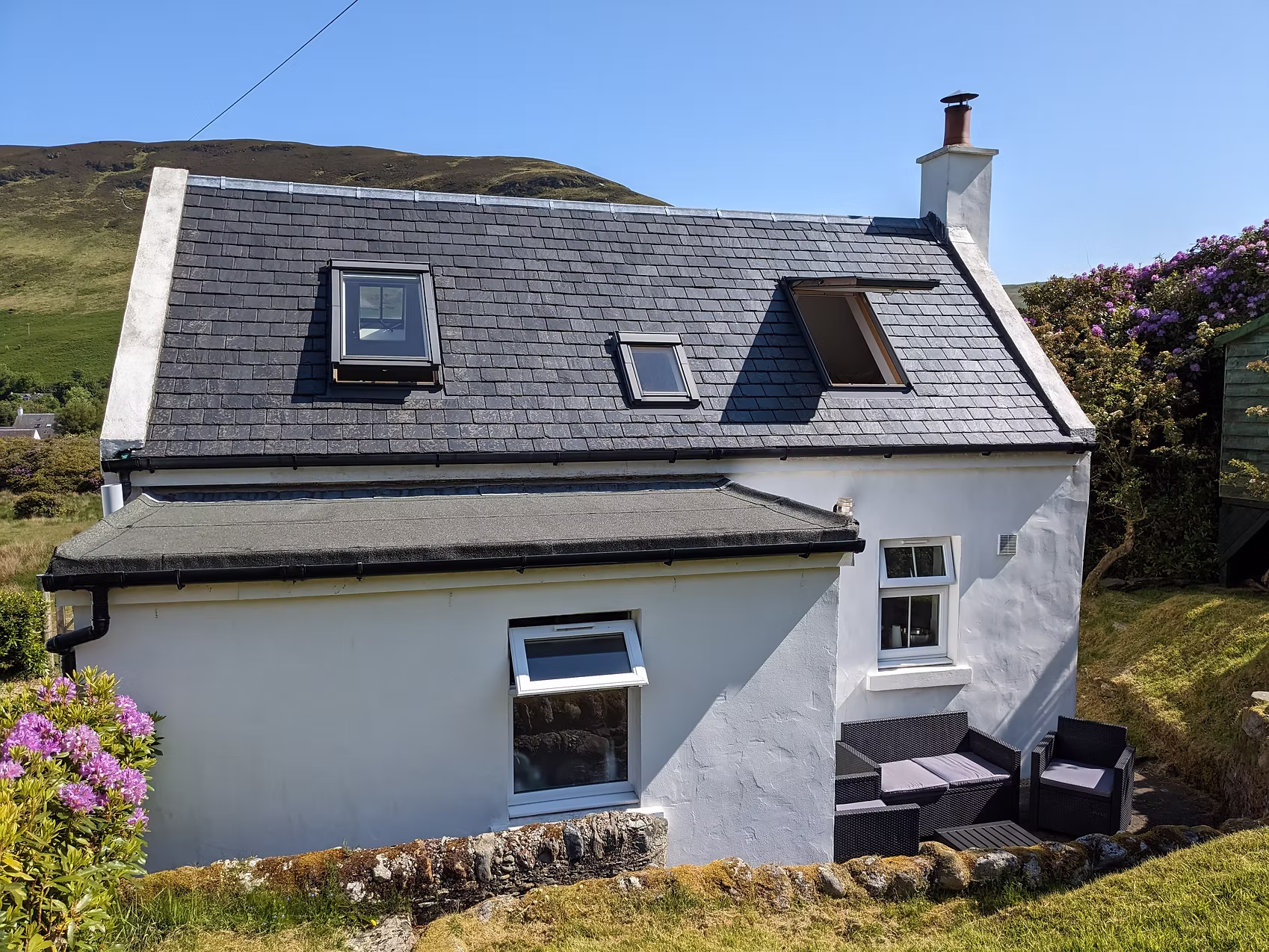 External Rear 2 Lochdean Cottage, Lochranza