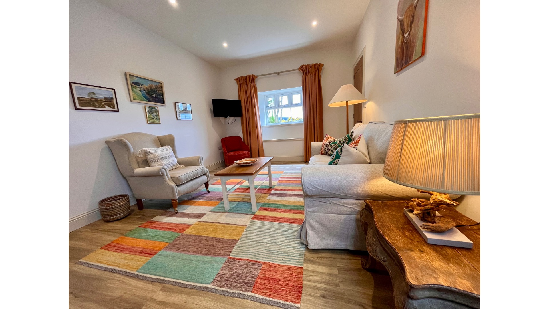 LivingRoom Riverside Cottage, Machrie